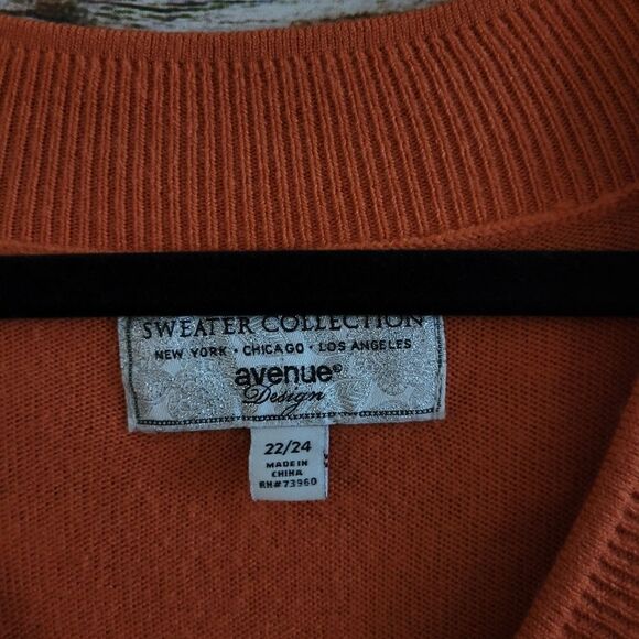 Swearer Collection NY/Chicago Avenue design Women's Long Sleeve Sweater 22/24 - Picture 3 of 7